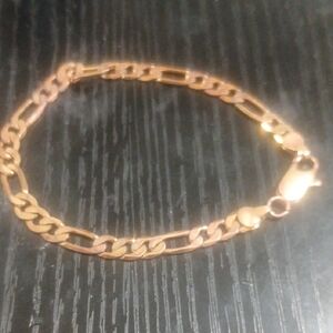 Gold Figaro Link Bracelet - Elegant Women's Bracelet